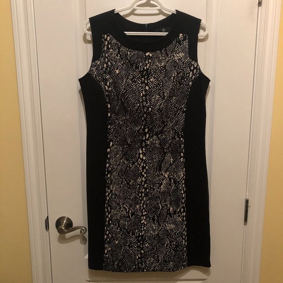 Ronni Nicole Dress Size 12 Knee Length Zipper Back Polyester Spandex Blend - Picture 1 of 8